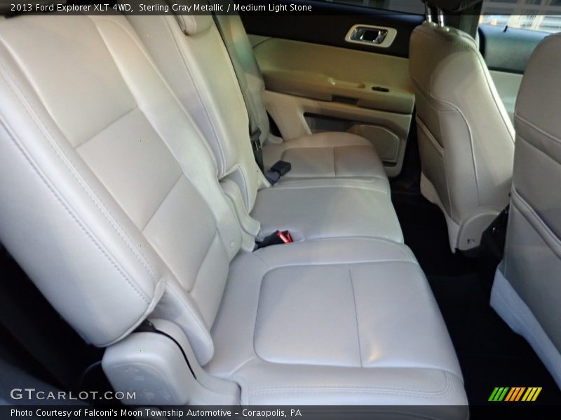 Sterling Gray Metallic / Medium Light Stone 2013 Ford Explorer XLT 4WD