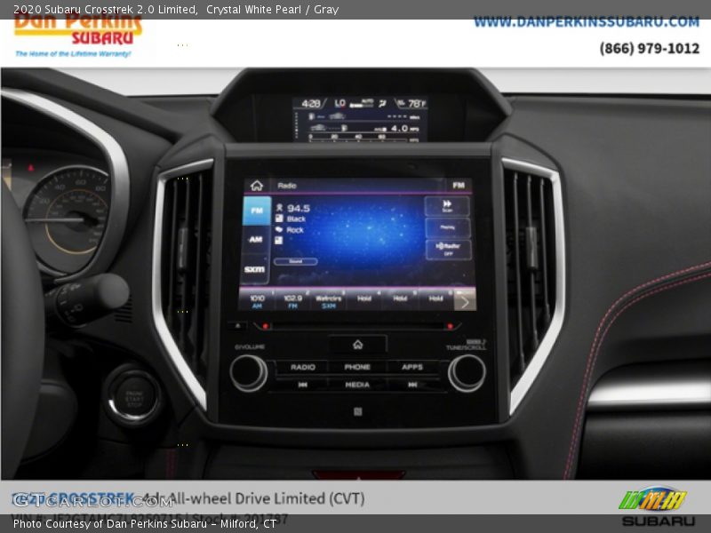 Crystal White Pearl / Gray 2020 Subaru Crosstrek 2.0 Limited