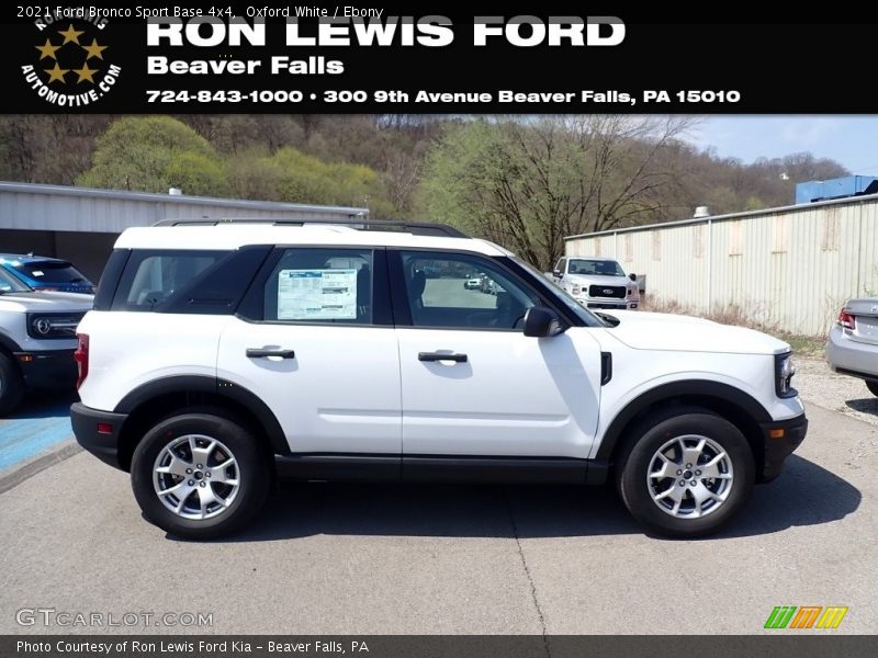 Oxford White / Ebony 2021 Ford Bronco Sport Base 4x4