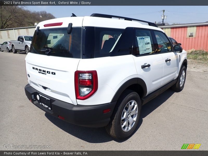 Oxford White / Ebony 2021 Ford Bronco Sport Base 4x4