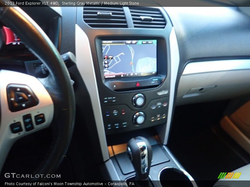 Sterling Gray Metallic / Medium Light Stone 2013 Ford Explorer XLT 4WD