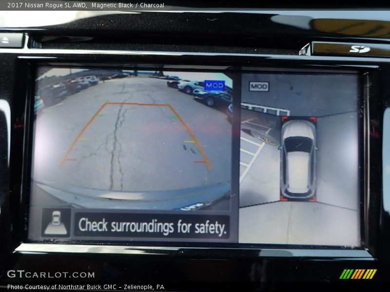 Magnetic Black / Charcoal 2017 Nissan Rogue SL AWD