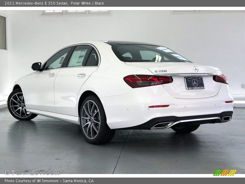 Polar White / Black 2021 Mercedes-Benz E 350 Sedan