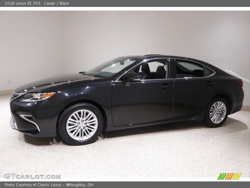 Caviar / Black 2018 Lexus ES 350