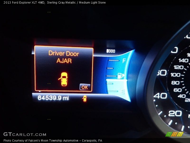Sterling Gray Metallic / Medium Light Stone 2013 Ford Explorer XLT 4WD