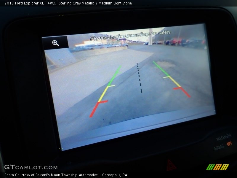 Sterling Gray Metallic / Medium Light Stone 2013 Ford Explorer XLT 4WD