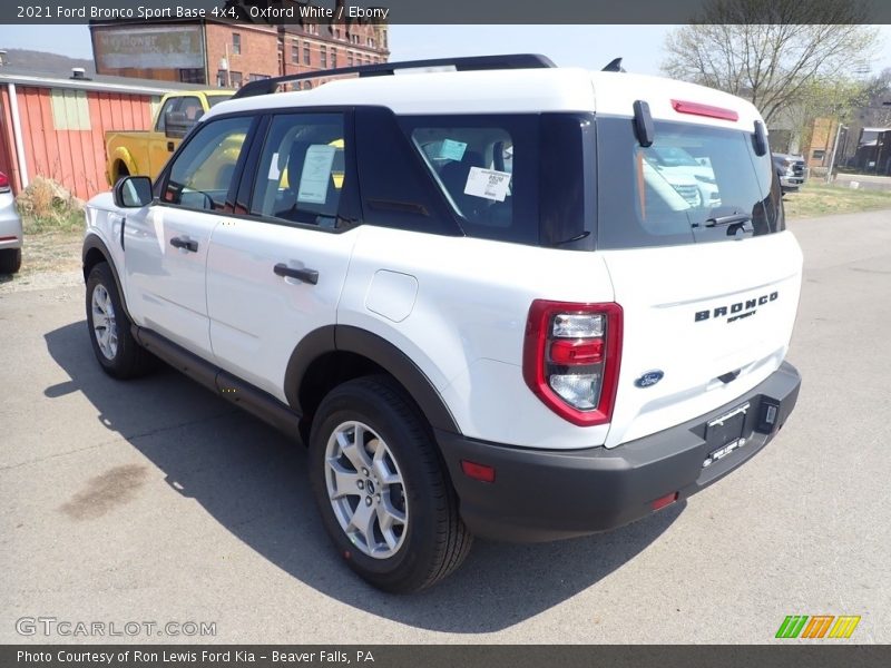 Oxford White / Ebony 2021 Ford Bronco Sport Base 4x4