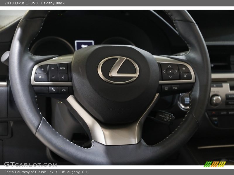 Caviar / Black 2018 Lexus ES 350