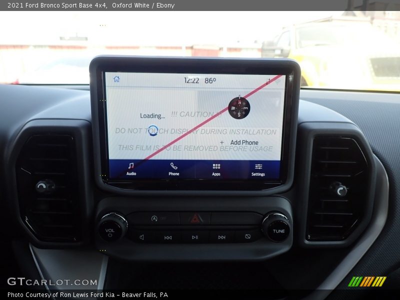 Oxford White / Ebony 2021 Ford Bronco Sport Base 4x4