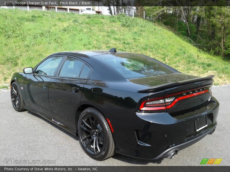 Pitch Black / Black 2020 Dodge Charger Scat Pack