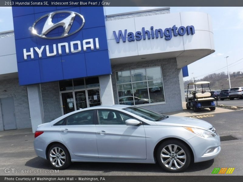 Iridescent Silver Blue Pearl / Gray 2013 Hyundai Sonata SE