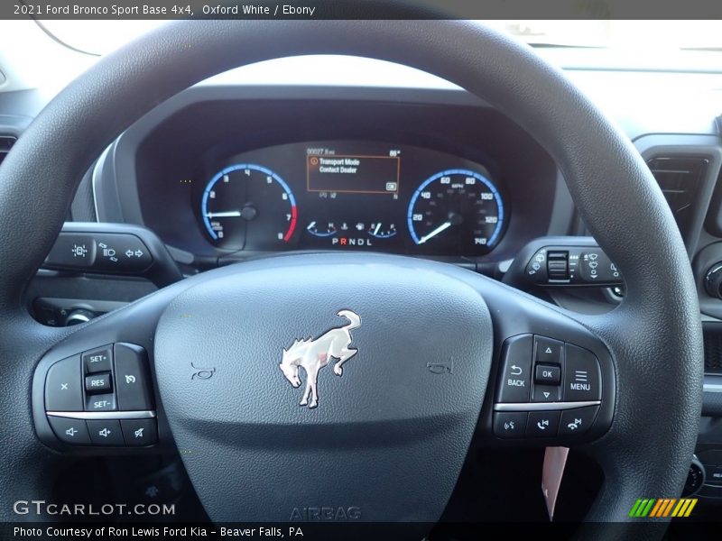 Oxford White / Ebony 2021 Ford Bronco Sport Base 4x4