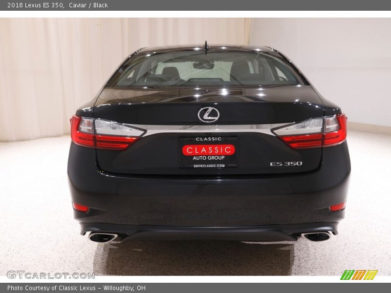Caviar / Black 2018 Lexus ES 350