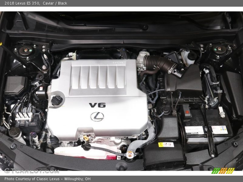 Caviar / Black 2018 Lexus ES 350