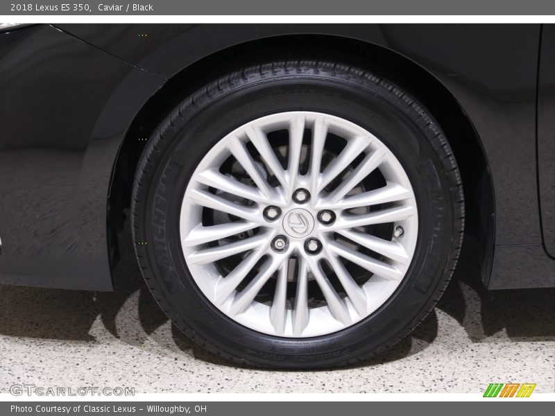 Caviar / Black 2018 Lexus ES 350