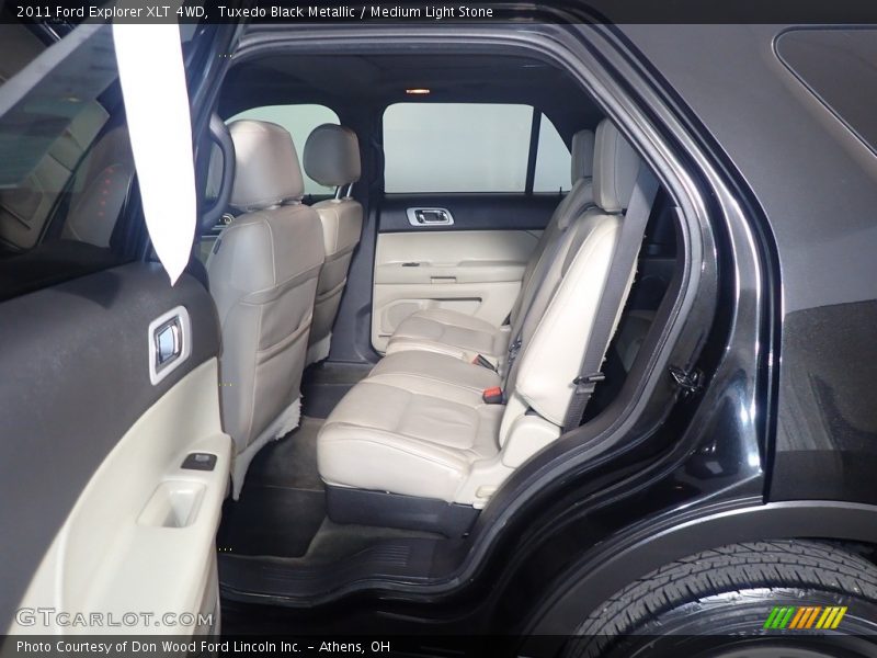 Tuxedo Black Metallic / Medium Light Stone 2011 Ford Explorer XLT 4WD