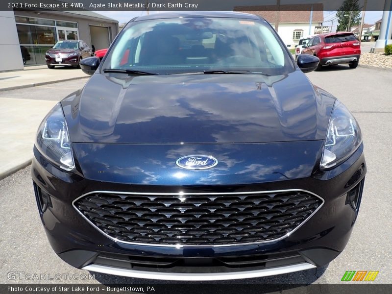 Agate Black Metallic / Dark Earth Gray 2021 Ford Escape SE 4WD