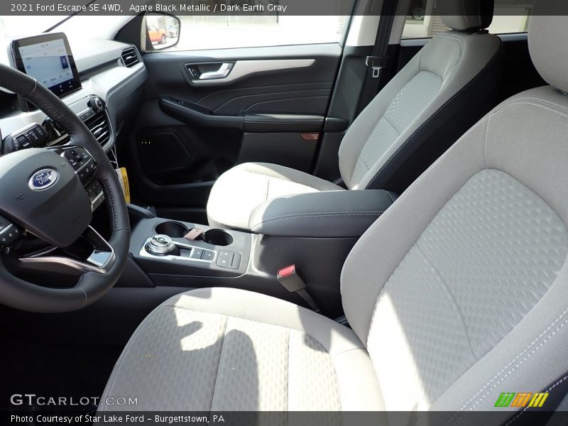 Agate Black Metallic / Dark Earth Gray 2021 Ford Escape SE 4WD