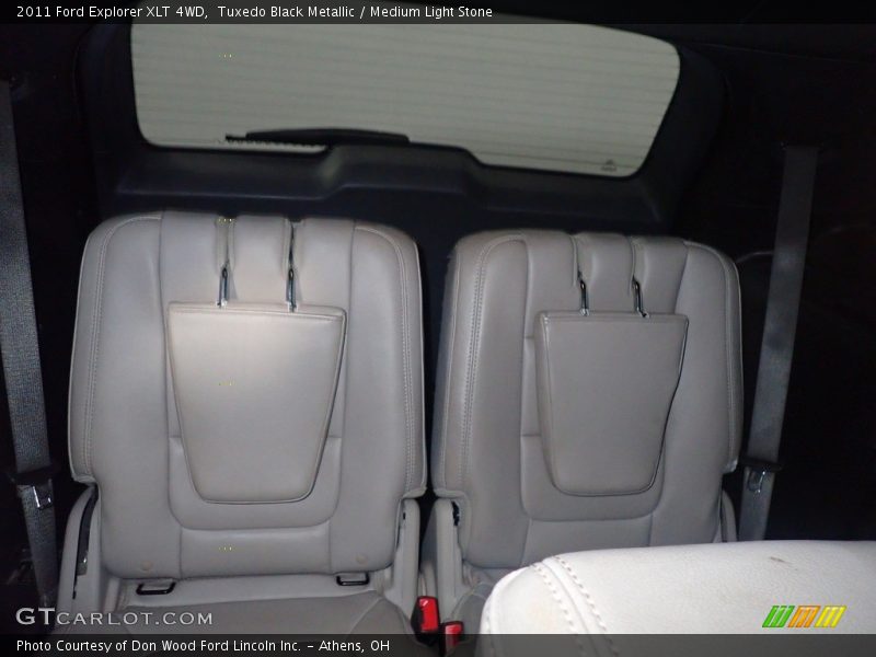 Tuxedo Black Metallic / Medium Light Stone 2011 Ford Explorer XLT 4WD
