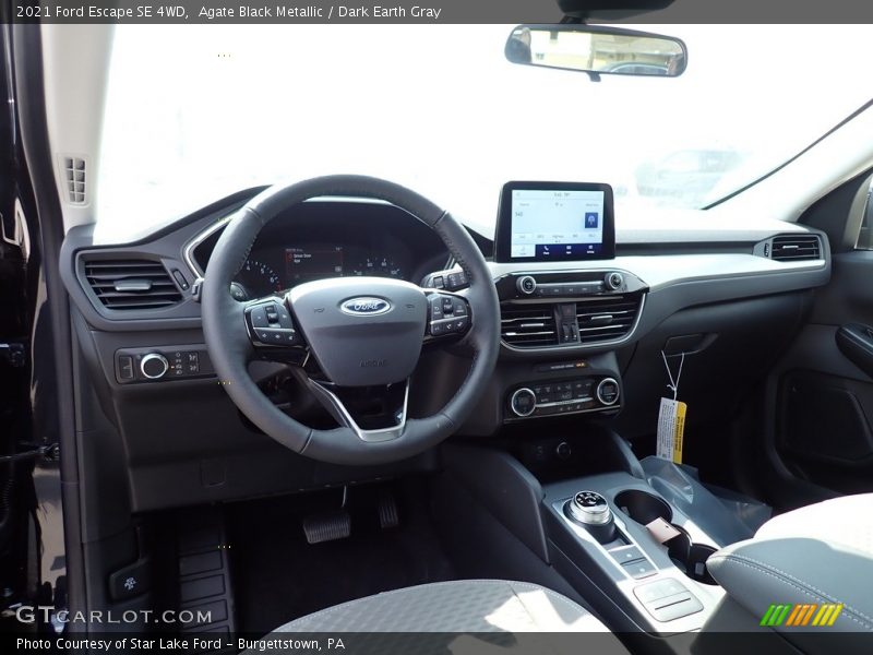 Agate Black Metallic / Dark Earth Gray 2021 Ford Escape SE 4WD