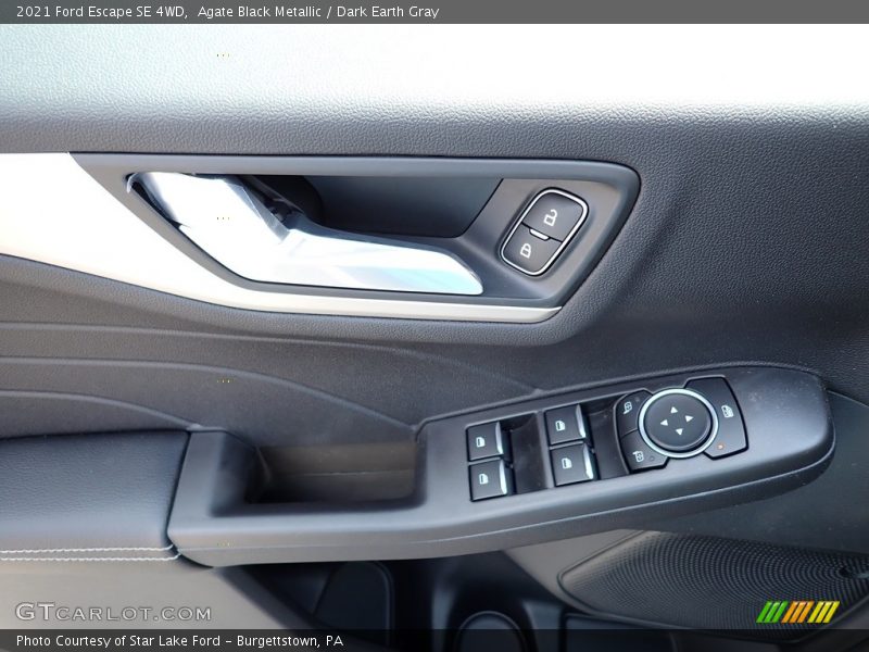 Agate Black Metallic / Dark Earth Gray 2021 Ford Escape SE 4WD