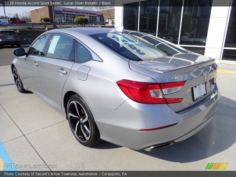 Lunar Silver Metallic / Black 2018 Honda Accord Sport Sedan