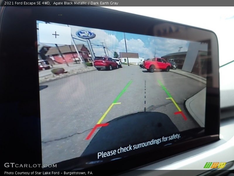 Agate Black Metallic / Dark Earth Gray 2021 Ford Escape SE 4WD