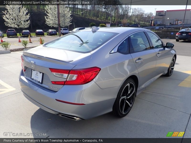 Lunar Silver Metallic / Black 2018 Honda Accord Sport Sedan