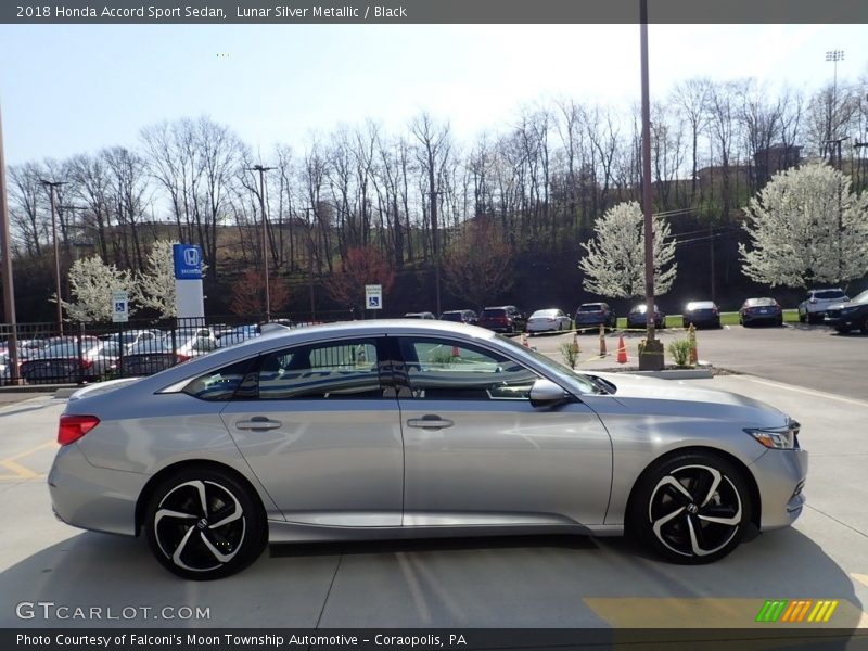 Lunar Silver Metallic / Black 2018 Honda Accord Sport Sedan