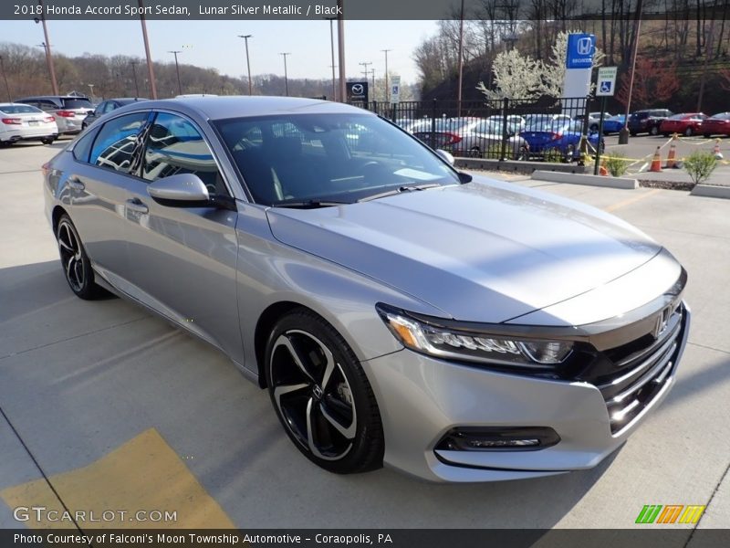 Lunar Silver Metallic / Black 2018 Honda Accord Sport Sedan
