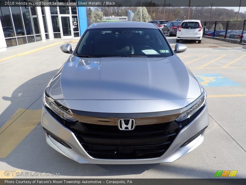 Lunar Silver Metallic / Black 2018 Honda Accord Sport Sedan