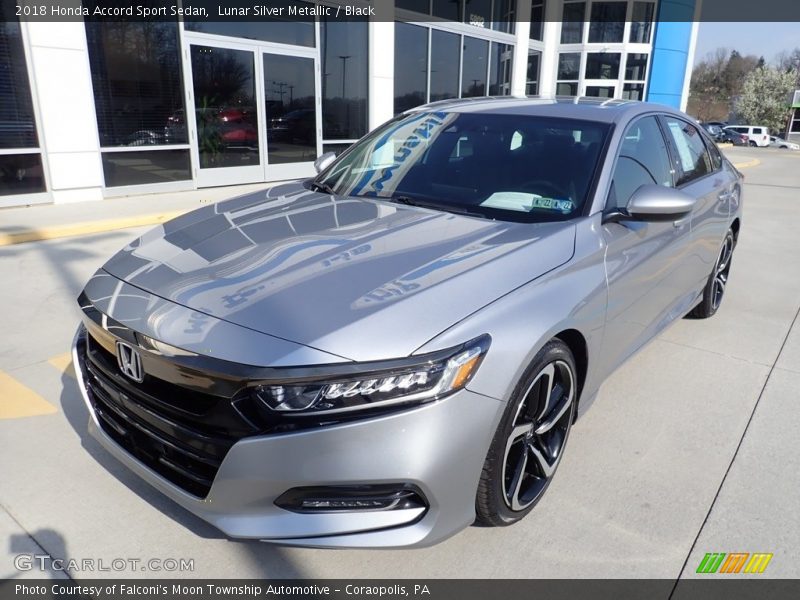 Lunar Silver Metallic / Black 2018 Honda Accord Sport Sedan