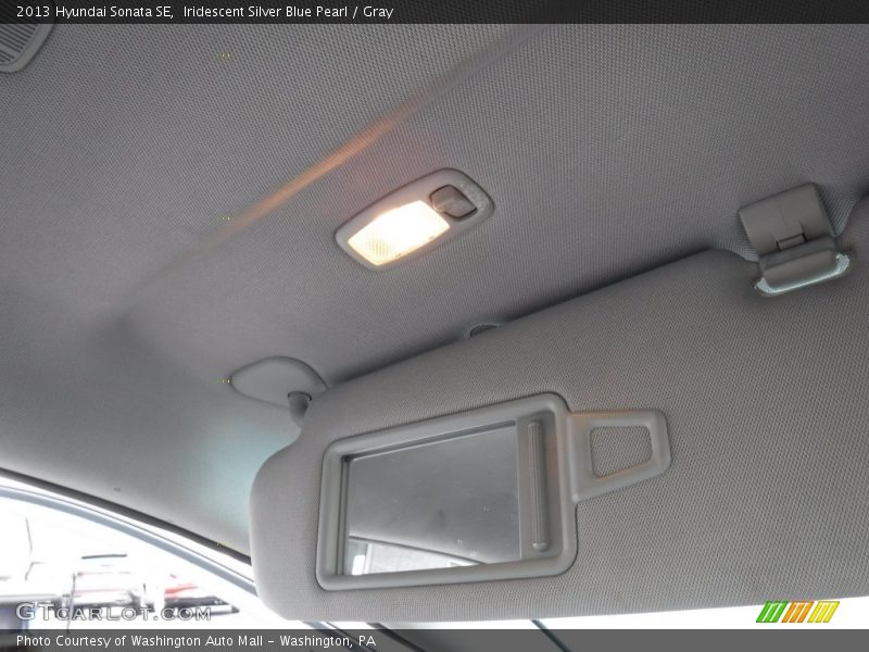 Iridescent Silver Blue Pearl / Gray 2013 Hyundai Sonata SE