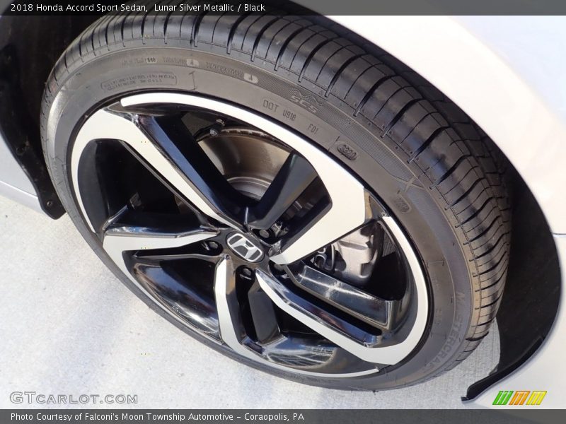 Lunar Silver Metallic / Black 2018 Honda Accord Sport Sedan