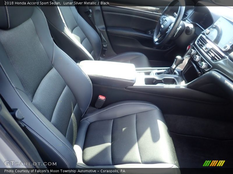 Lunar Silver Metallic / Black 2018 Honda Accord Sport Sedan