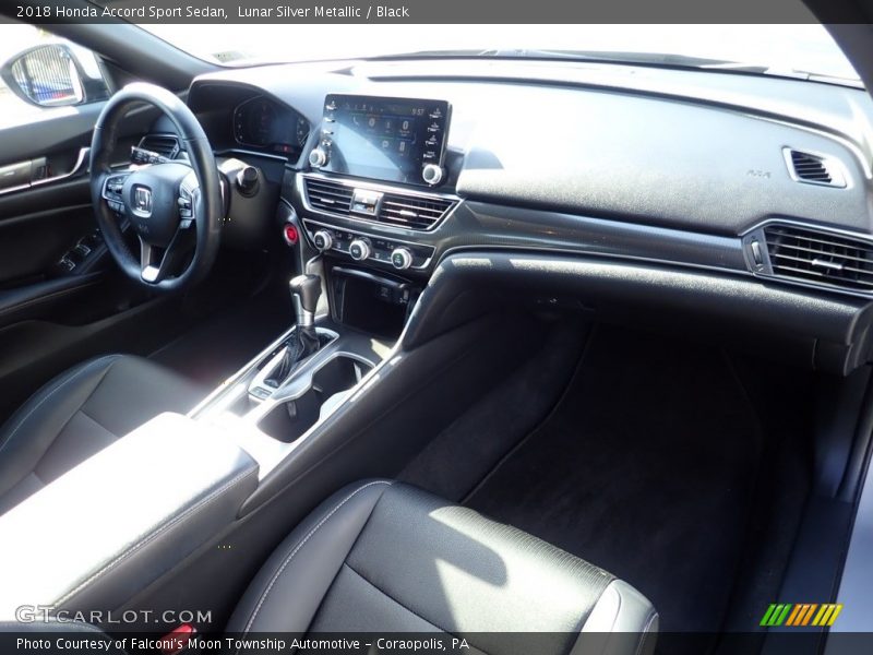 Lunar Silver Metallic / Black 2018 Honda Accord Sport Sedan