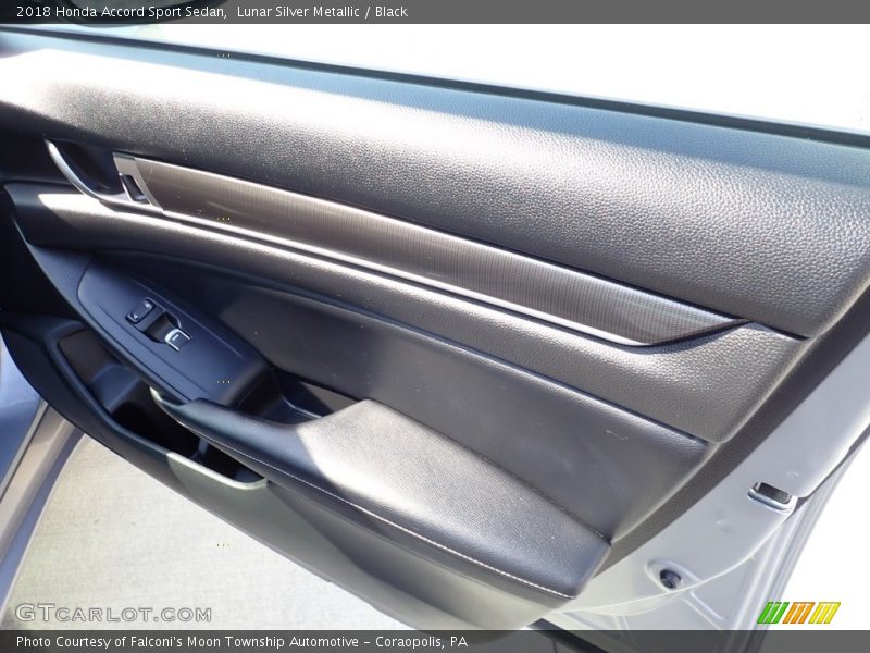 Lunar Silver Metallic / Black 2018 Honda Accord Sport Sedan