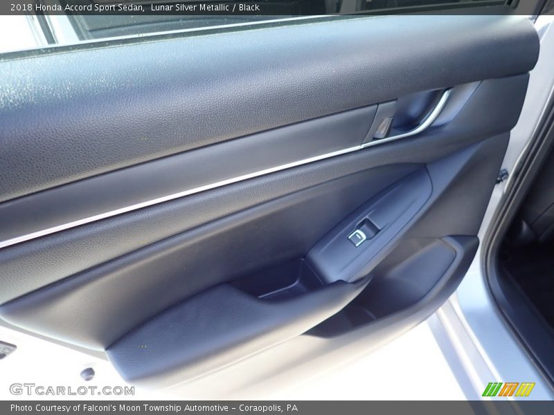 Lunar Silver Metallic / Black 2018 Honda Accord Sport Sedan