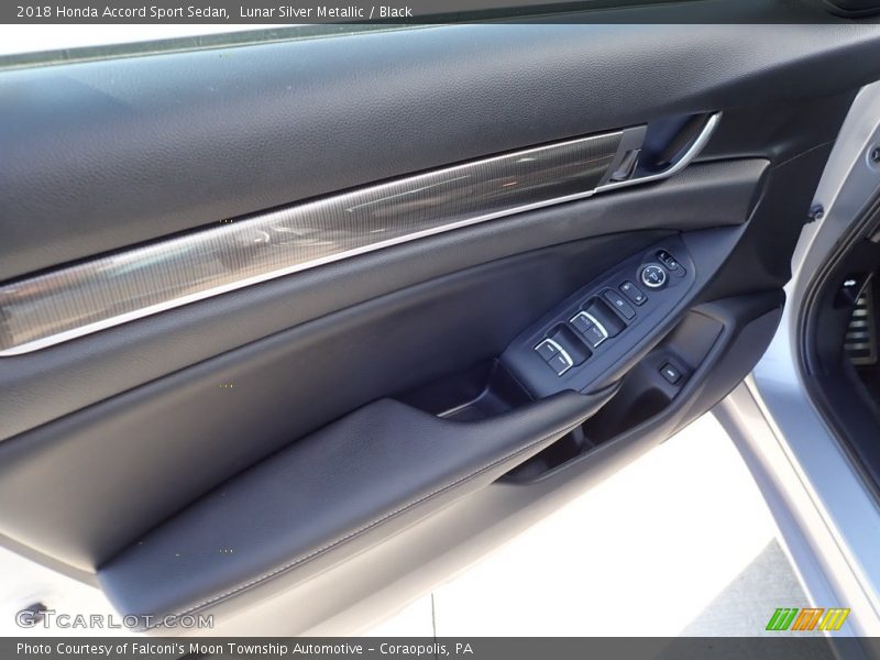 Lunar Silver Metallic / Black 2018 Honda Accord Sport Sedan