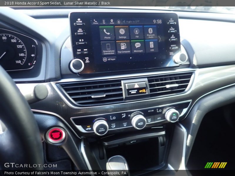 Lunar Silver Metallic / Black 2018 Honda Accord Sport Sedan