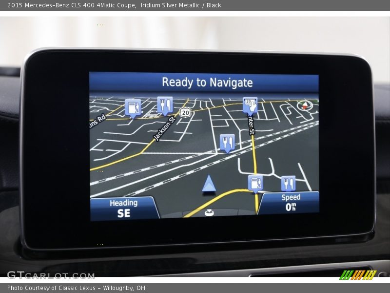 Navigation of 2015 CLS 400 4Matic Coupe