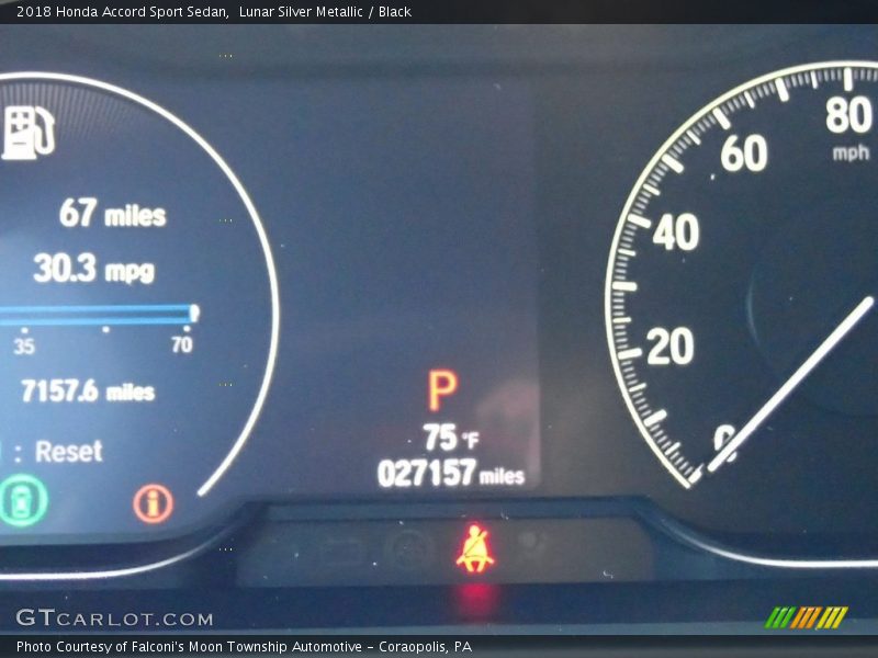 Lunar Silver Metallic / Black 2018 Honda Accord Sport Sedan