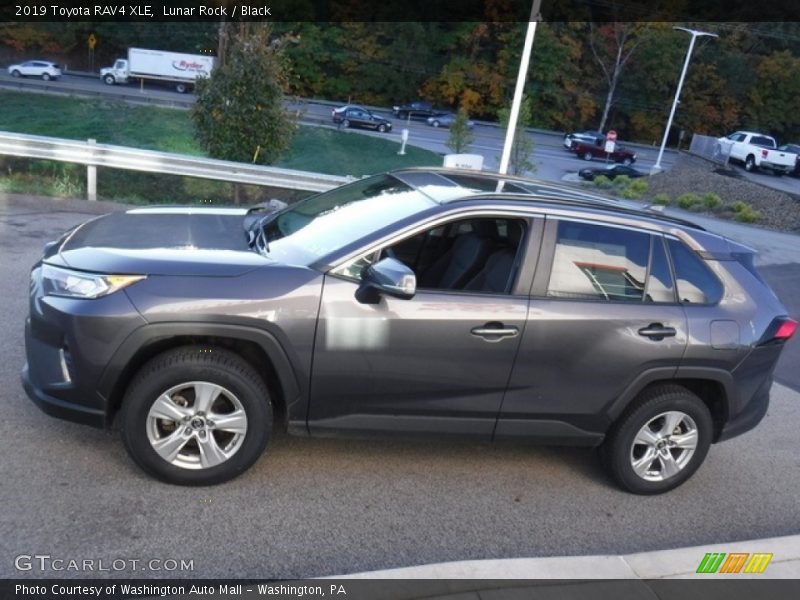 Lunar Rock / Black 2019 Toyota RAV4 XLE