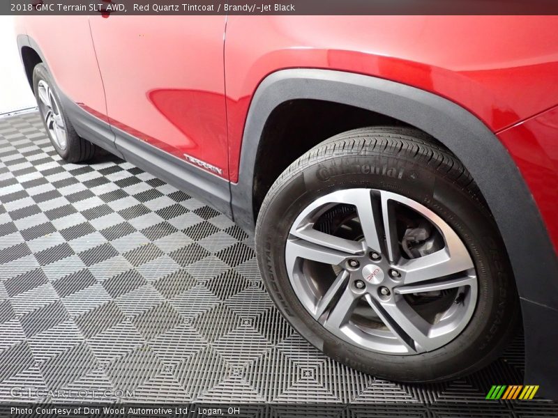 Red Quartz Tintcoat / Brandy/­Jet Black 2018 GMC Terrain SLT AWD
