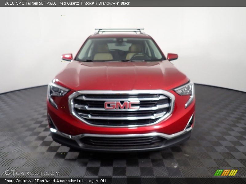 Red Quartz Tintcoat / Brandy/­Jet Black 2018 GMC Terrain SLT AWD