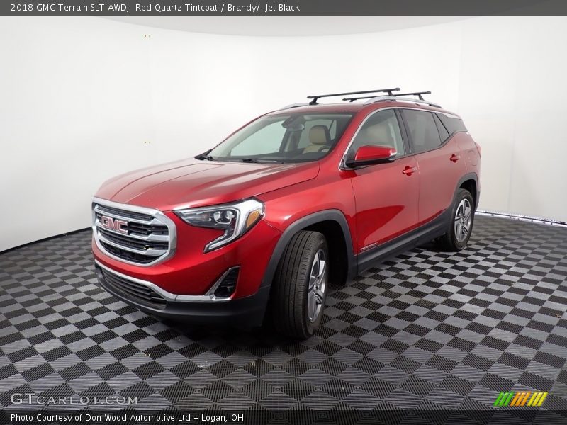 Red Quartz Tintcoat / Brandy/­Jet Black 2018 GMC Terrain SLT AWD