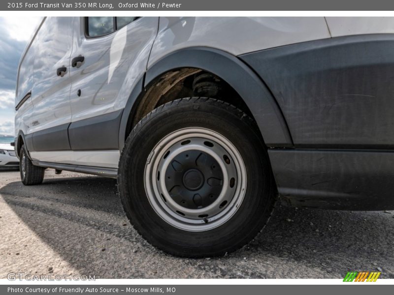 Oxford White / Pewter 2015 Ford Transit Van 350 MR Long
