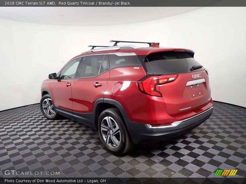 Red Quartz Tintcoat / Brandy/­Jet Black 2018 GMC Terrain SLT AWD