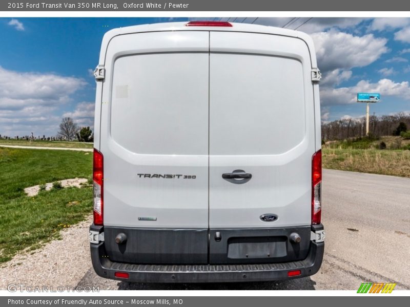 Oxford White / Pewter 2015 Ford Transit Van 350 MR Long