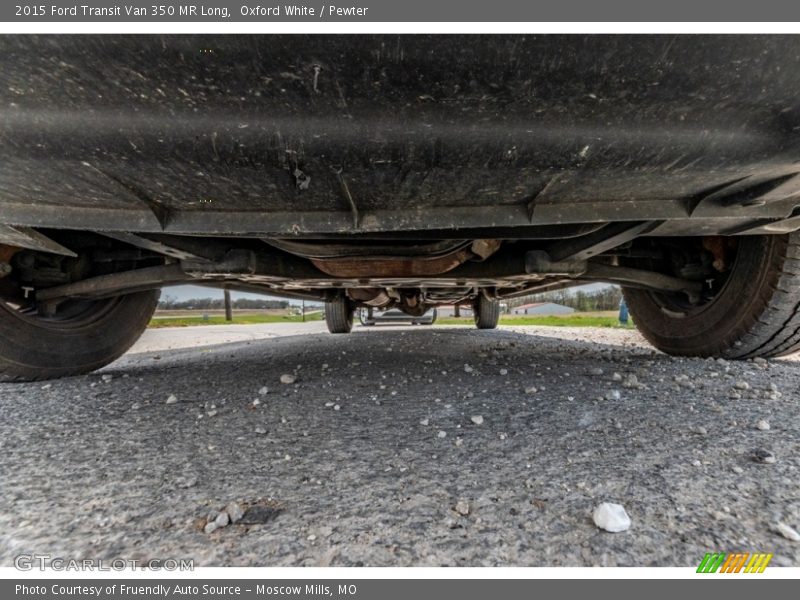 Oxford White / Pewter 2015 Ford Transit Van 350 MR Long
